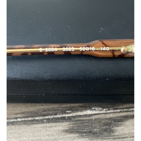 Burberry B2004 3023 52/16 140 Italy Designer Eyeglass Frames Glasses With Case - Picture 7 of 9